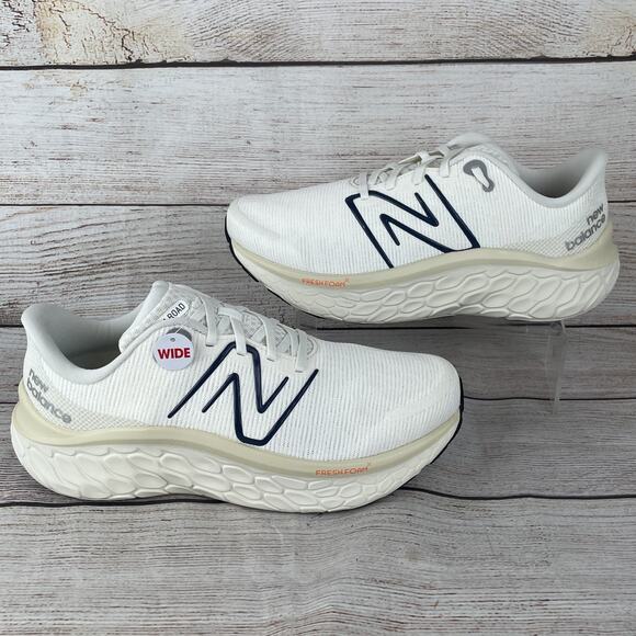 New Balance Fresh Foam X Kaiha Road Mens Sz 12 2E Wide Running Shoes Black White - Picture 1 of 9
